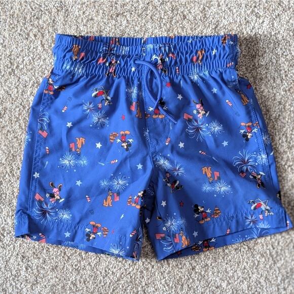Old Navy Other - Old Navy x Disney Americana Mickey Mouse Boys Swim Trunks XS 5 USA